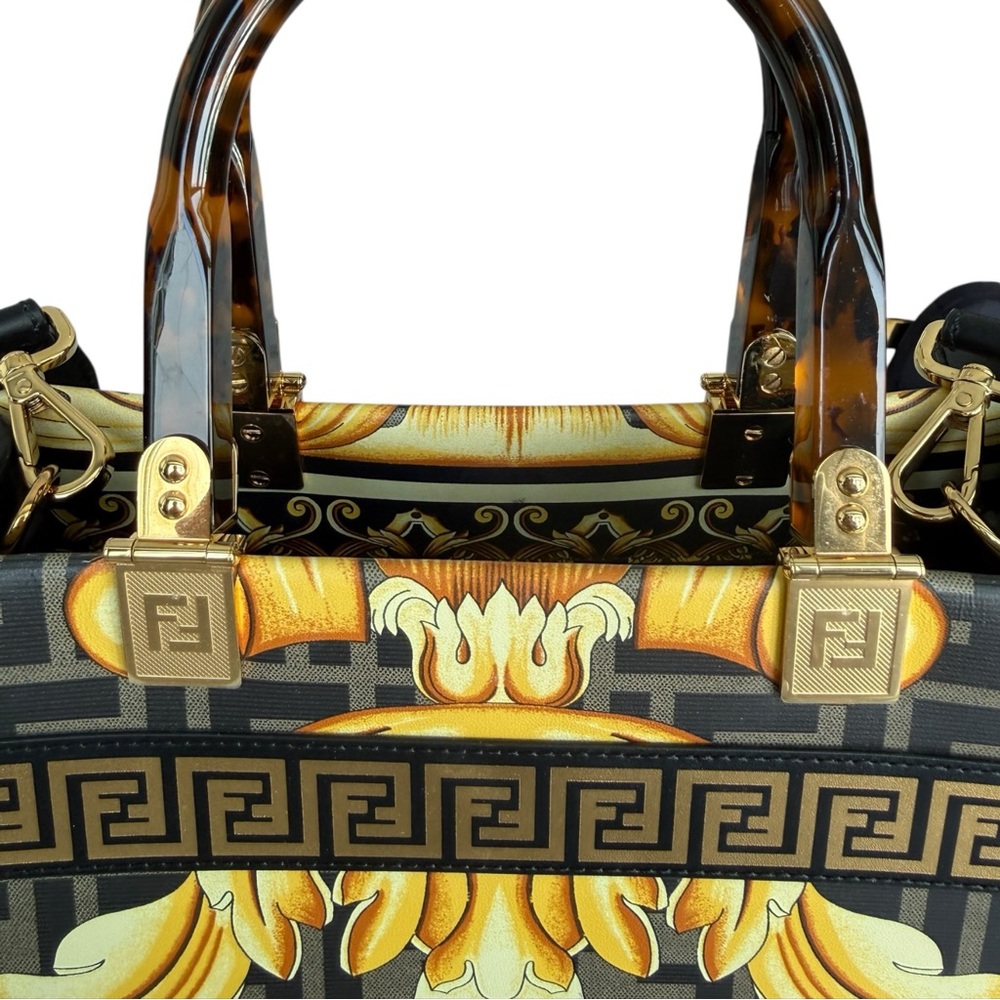 Fendi Versace Fendsace FF Baroque Sunshine Shopper Tote - Picture 5 of 12